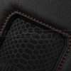 Black trim rim and red stitching o dodge ram sanctum console