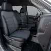2022-2024 Chevrolet Silverado leather seat interior kit - installed - front passenger seat jump seat in sitting position