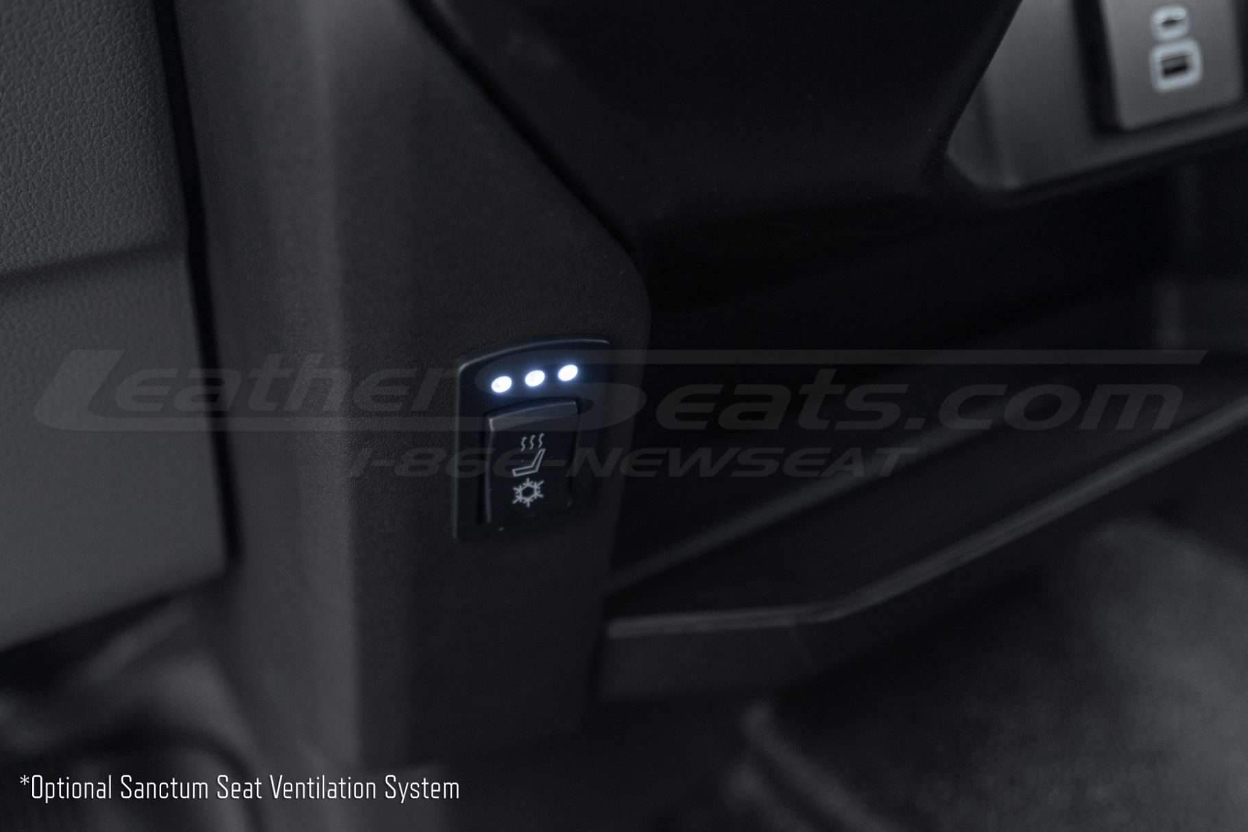 Optional Saanctum Seat Ventilation System - Cooling Mode