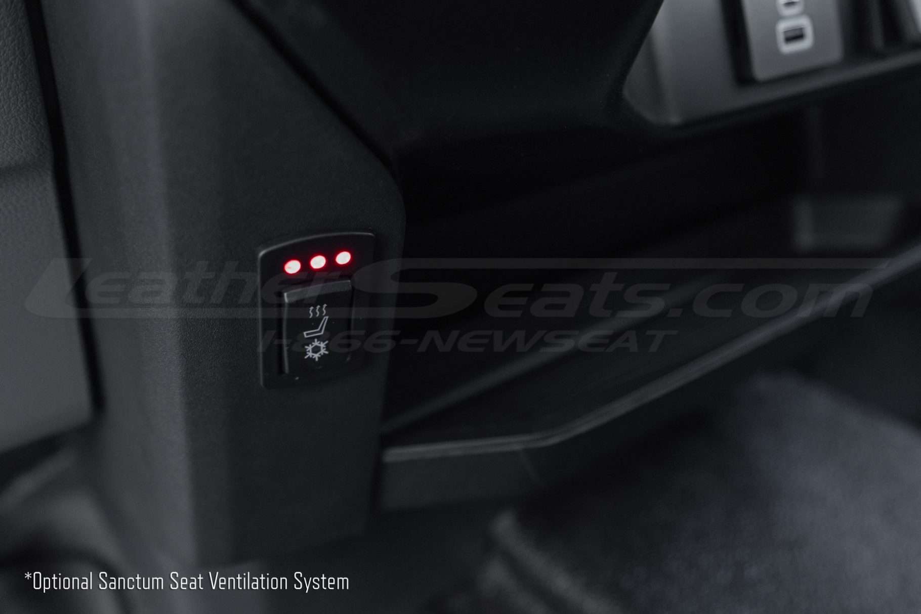 Optional Sanctum Seat Ventilation system - Heat setting