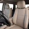Front backrest and headrest section installed leather covers for Jeep Grand Cherokeee