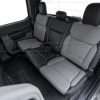 2023-2025 Ford Superduty aftermarket leather seat covers in Black and ash - rear seats driver side