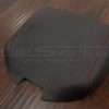 Side view flat lay of 2014-2019 leather console lid cover