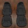 1997-2004 Chevorlet C5 Corvette Leather Seat Interior Kit - Black - Front seat base buckets