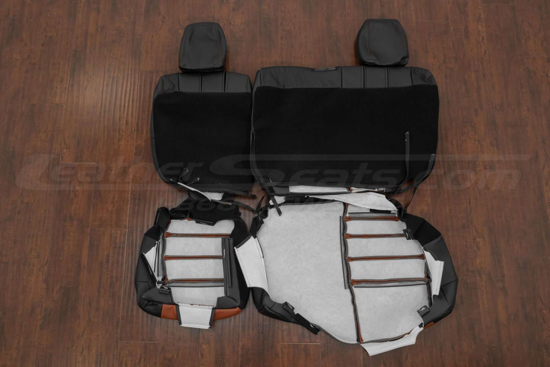Rear seat jeep wrangler upholstery flipped
