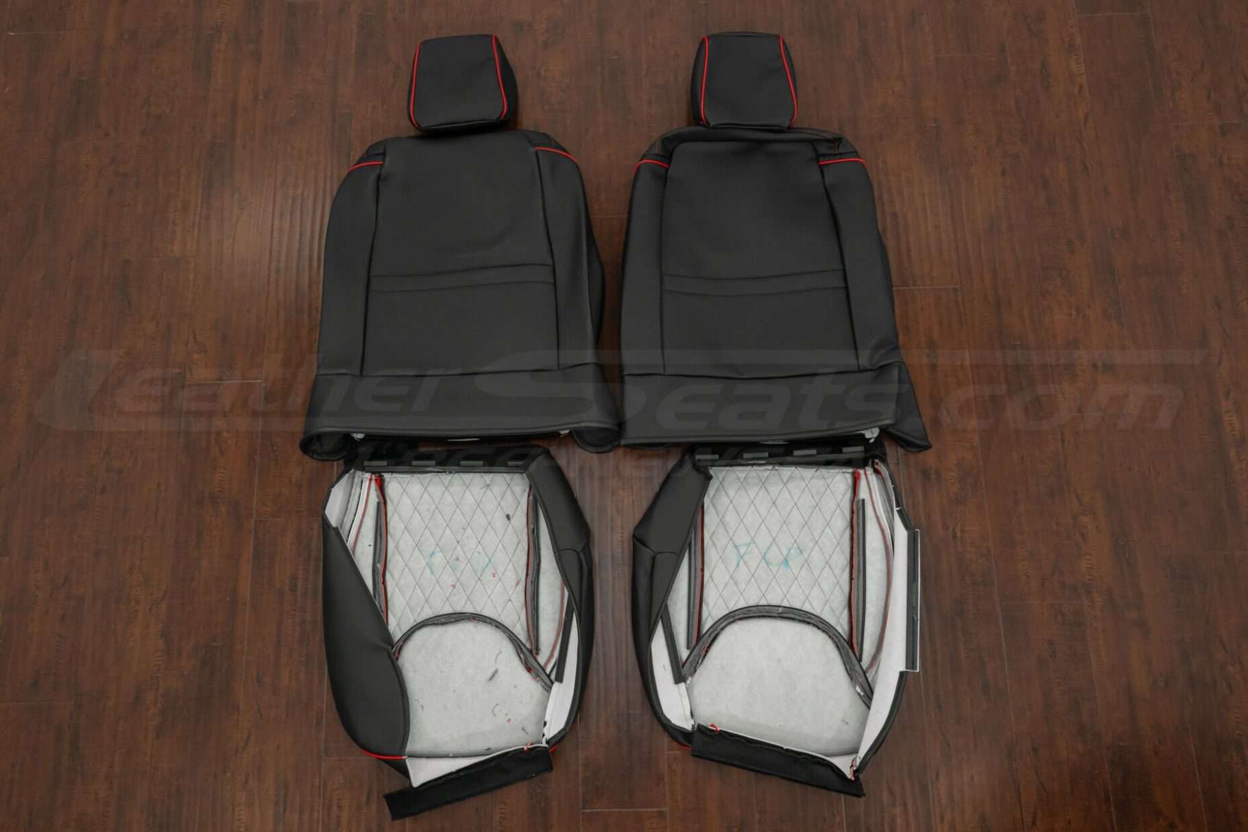 Front seat jeep wrangler upholstery flipped