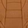 Perforated Body section of leather backrest upholstery