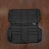 Jeep Wrangler TJ aftermarket leather seat interior kit - black - rear seat upholstery