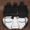 Rear seat mazda 3 leather upholstery flipped