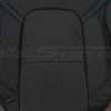 Perforated insert section of dodge ram leather backrest