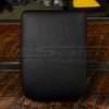 2016-2023 Toyota Tacoma Custom leather console lid cover upholstery in black with red stitching