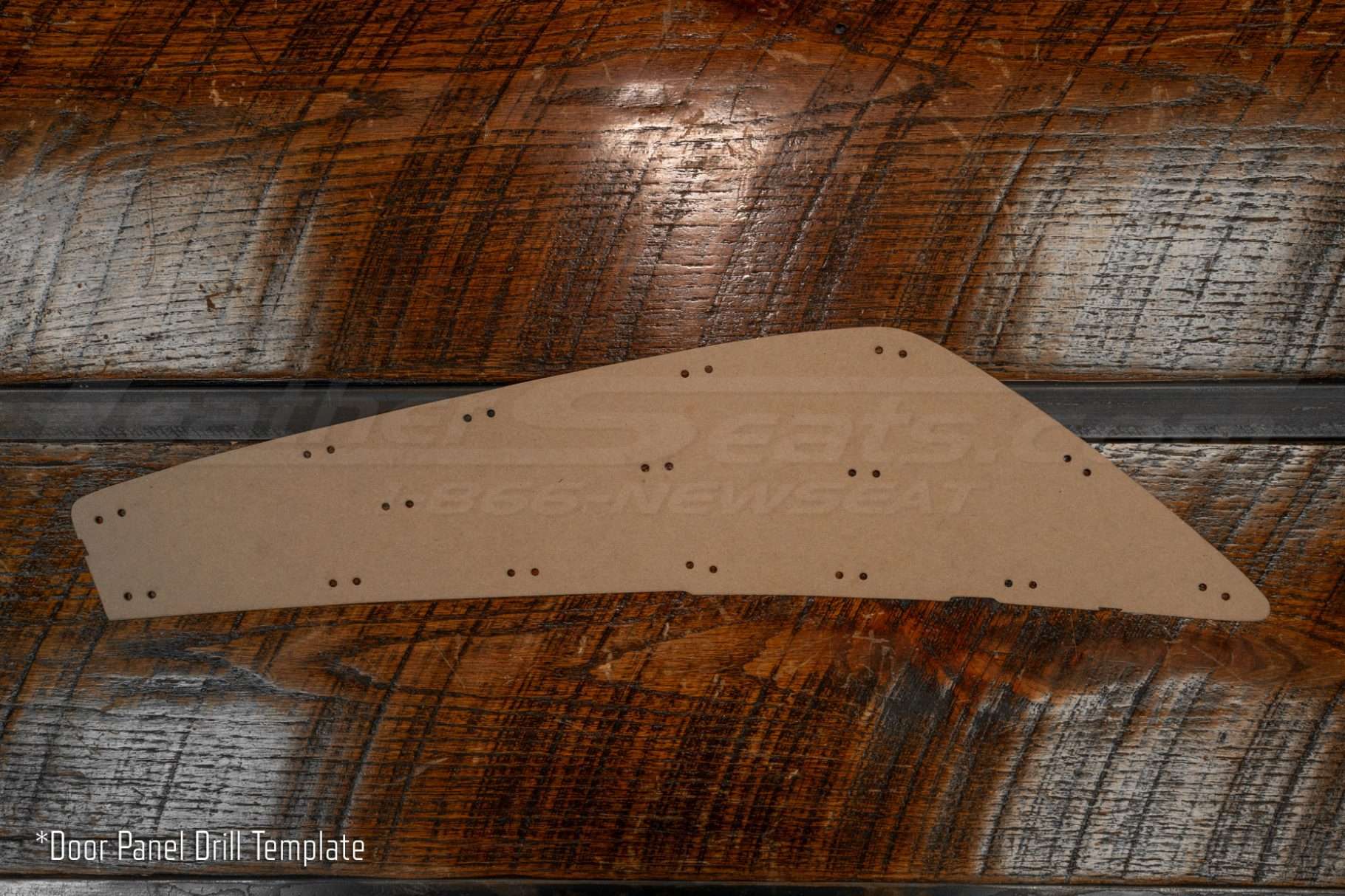 Ford Mustang Door Panel Drill template layout