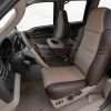 2004-2010 Ford SuperDuty installed aftermarket leather seats with jump seat folded down