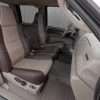 Installed passenger leather seats with coffee and adobe leather - jump seat up