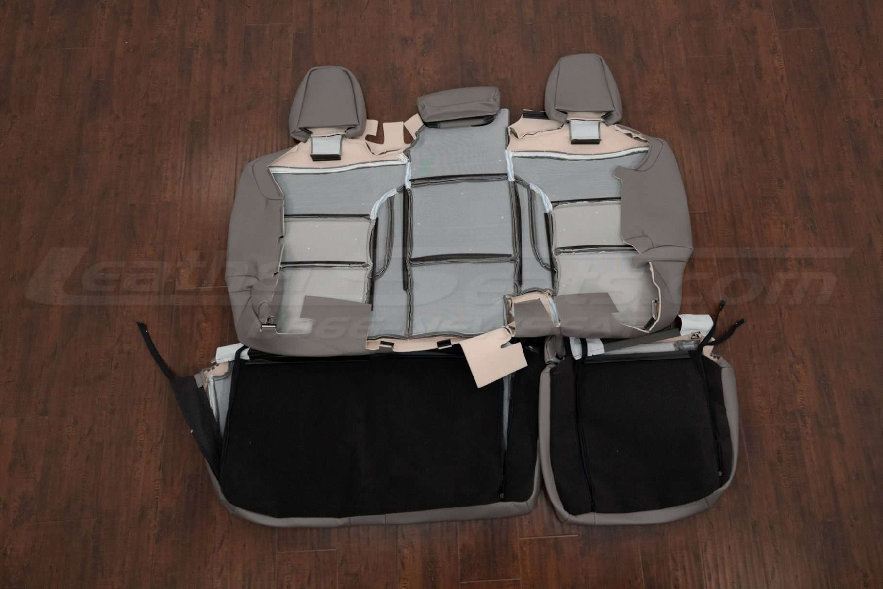 Rear seat chevrolet silverado upholstery flipped