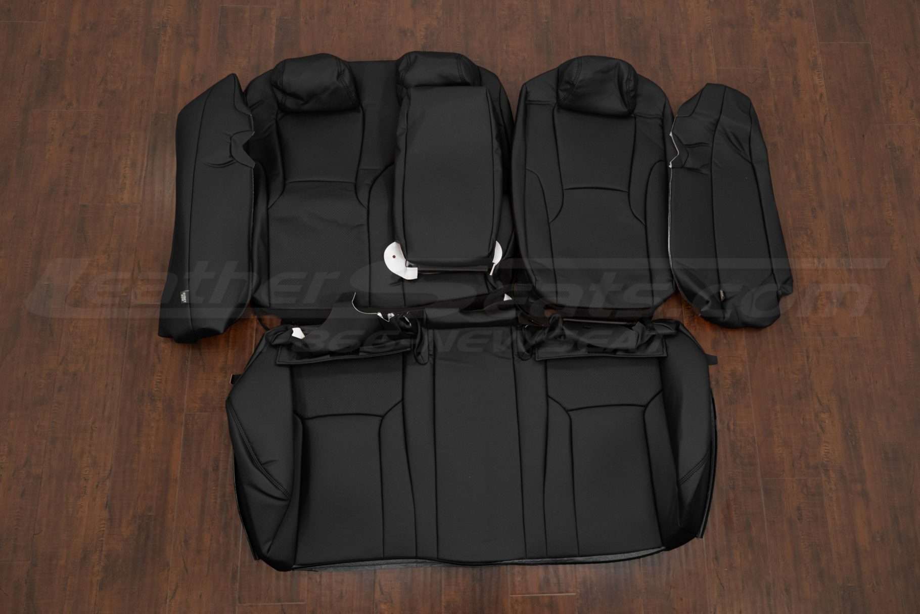 2023-2025 Honda Accord aftermarket leather seat interior kit - Black - rear seat upholstery with armrest and bolsters