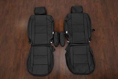 2013-2014 Nissan Armada leather seat interior kit - Black - Featured Image