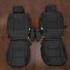 2013-2014 Nissan Armada Premium leather seat interior kit - Black - front seat upholstery wth armrests