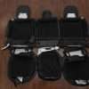 Middle row aftermarket Nissan Armada leather kit flipped