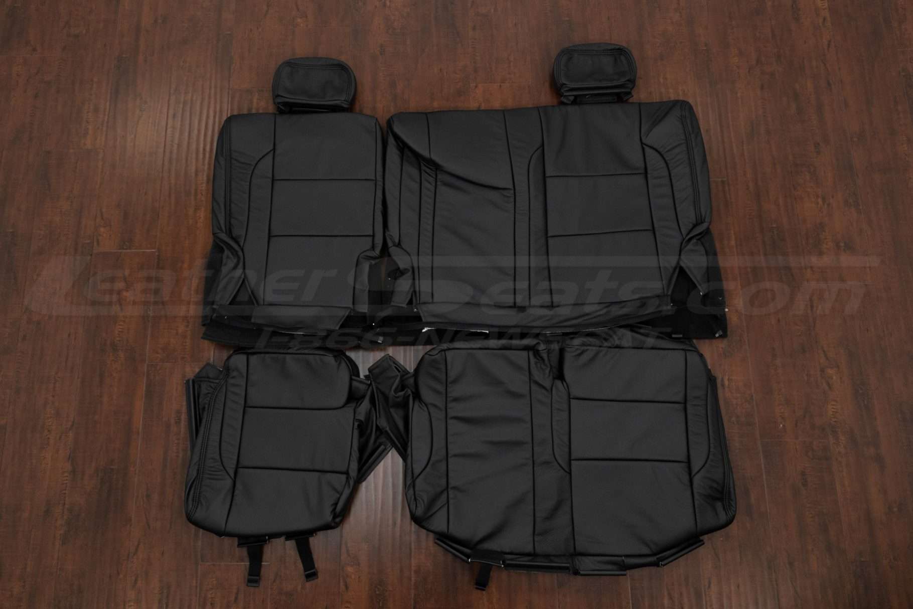 2013-2014 Nissan Armada leather seat interior kit - Black - Third row leather upholstery