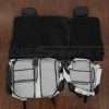Nissan Armada thir row leather upholstery flipped