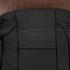 Upper section of Nissa Armada leather Black backrest