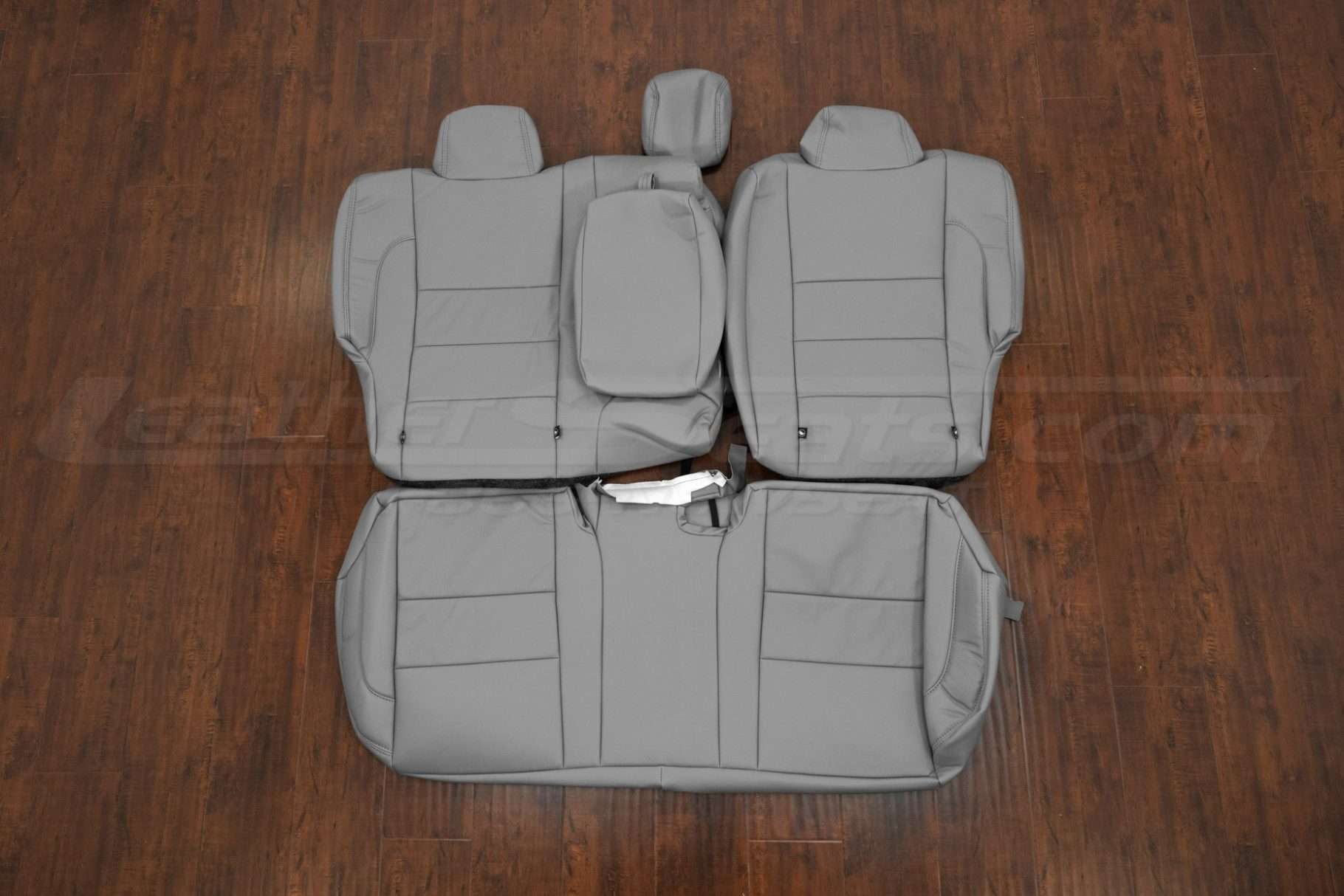 2014-2016 Toyota Corolla aftermarket leather sat covers - ash - rear seat covers with armrest