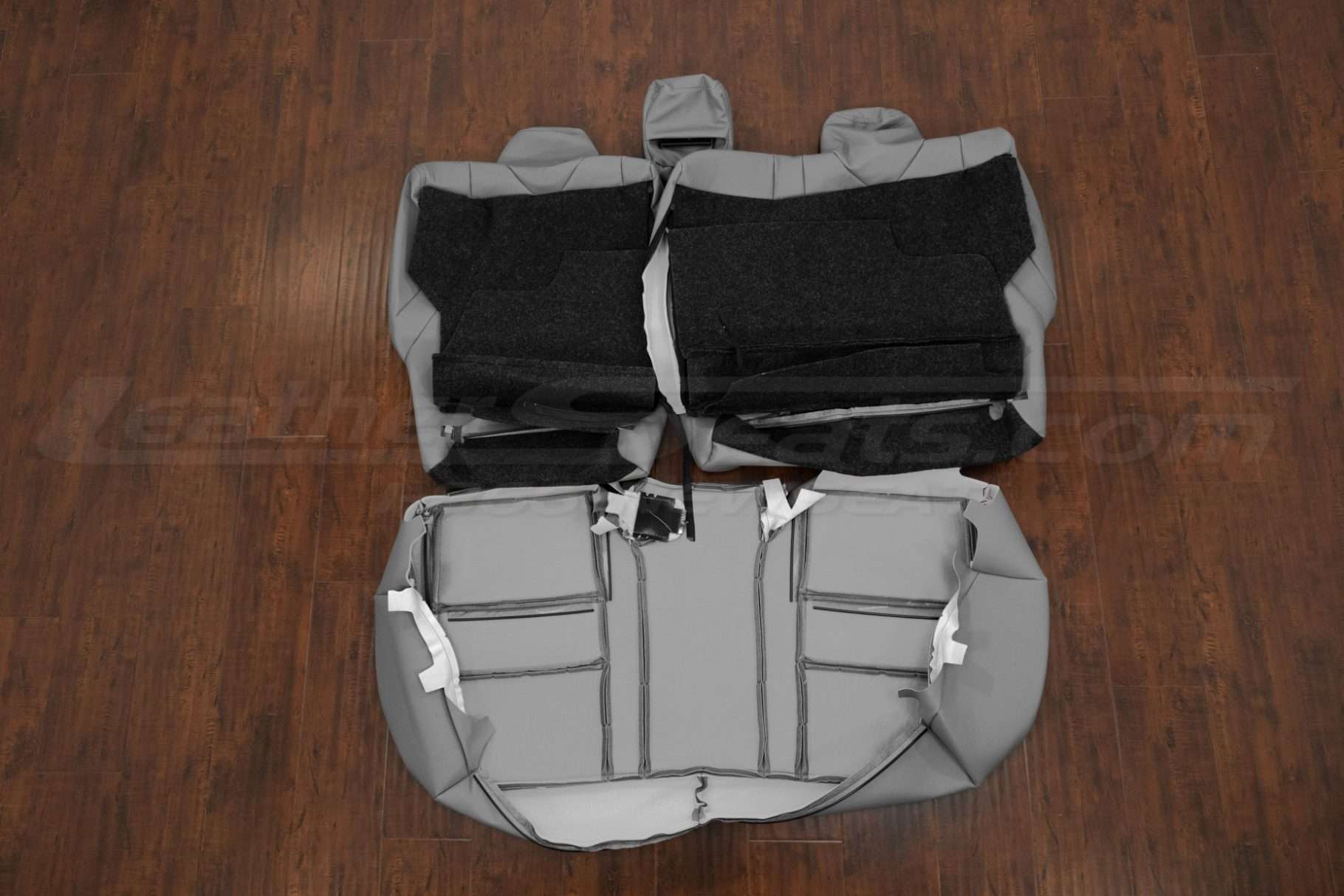 Rear seat Corolla SE leather upholstery flipped