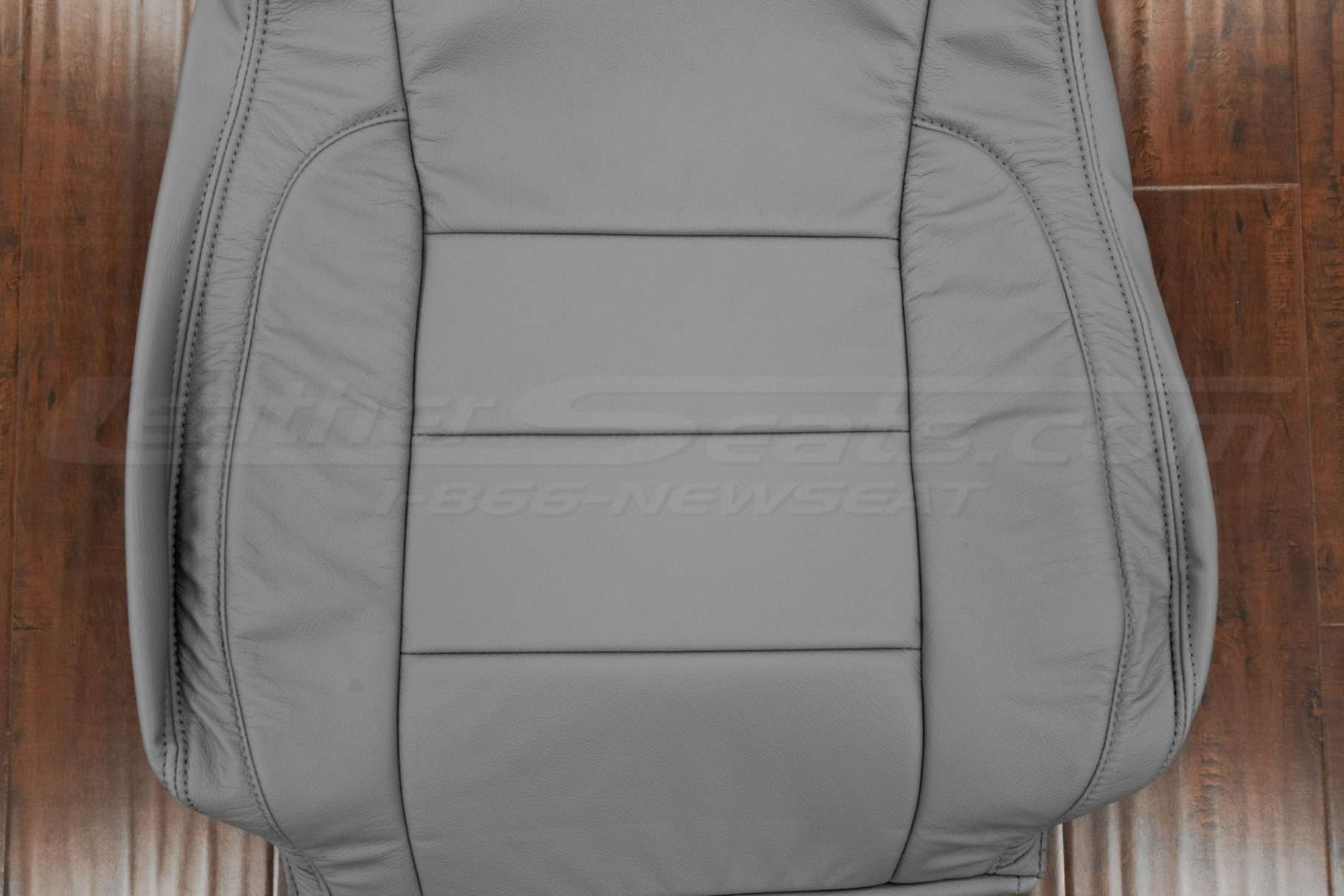 Insert section of ash leather backrest cover for toyota corolla
