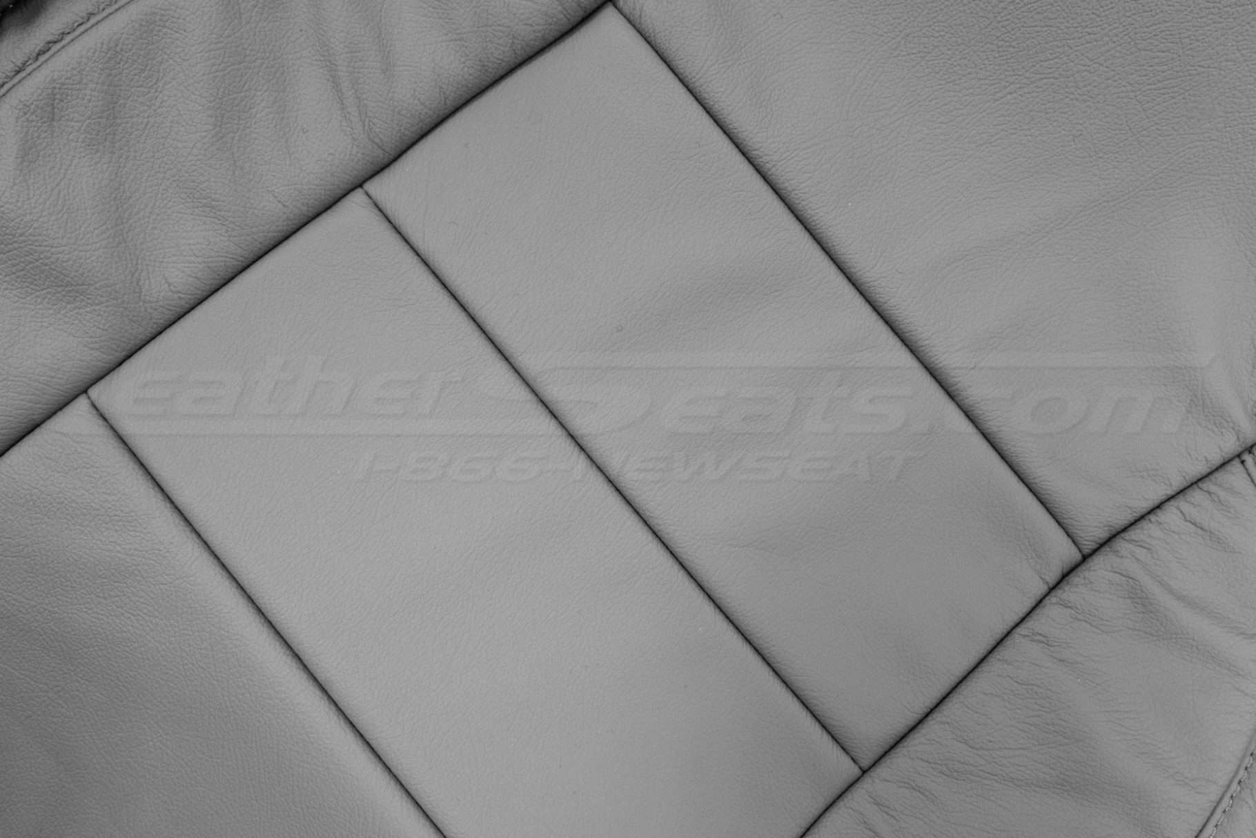 Ash leather texture on backrest cover