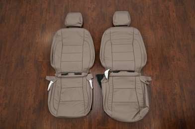 2014-2016 Toyota Corolla Premium leather seat covers - Ivory - Featured Image