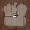 2014-2016 Toyota Corolla aftermarket leather seat interior kit in Ivory - Rear seat upholstery with armrest
