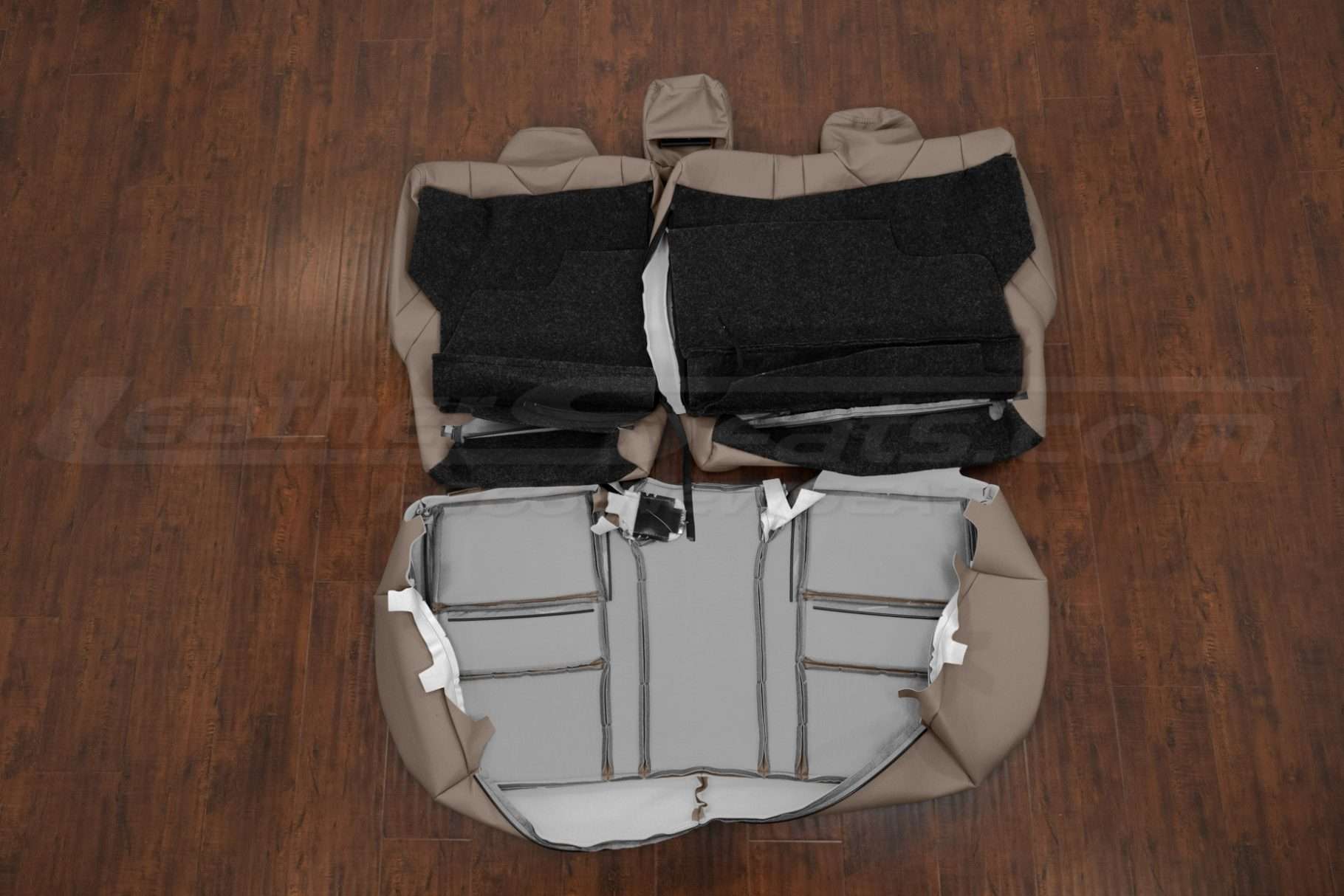 Rear seatt toyota corolla upholstery flipped