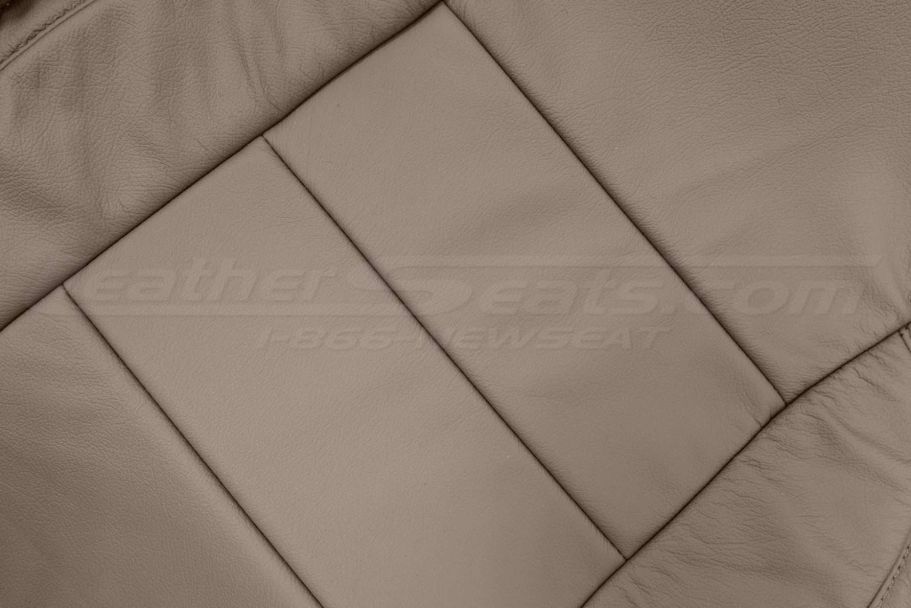 Toyota Corolla Ivory leather texture and close-up