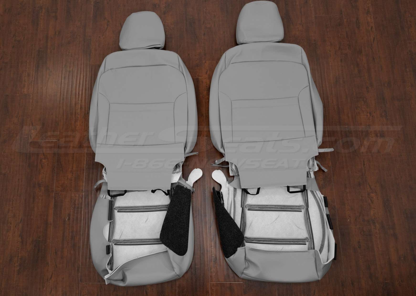 Toyota Corolla front seat upholstery flipped