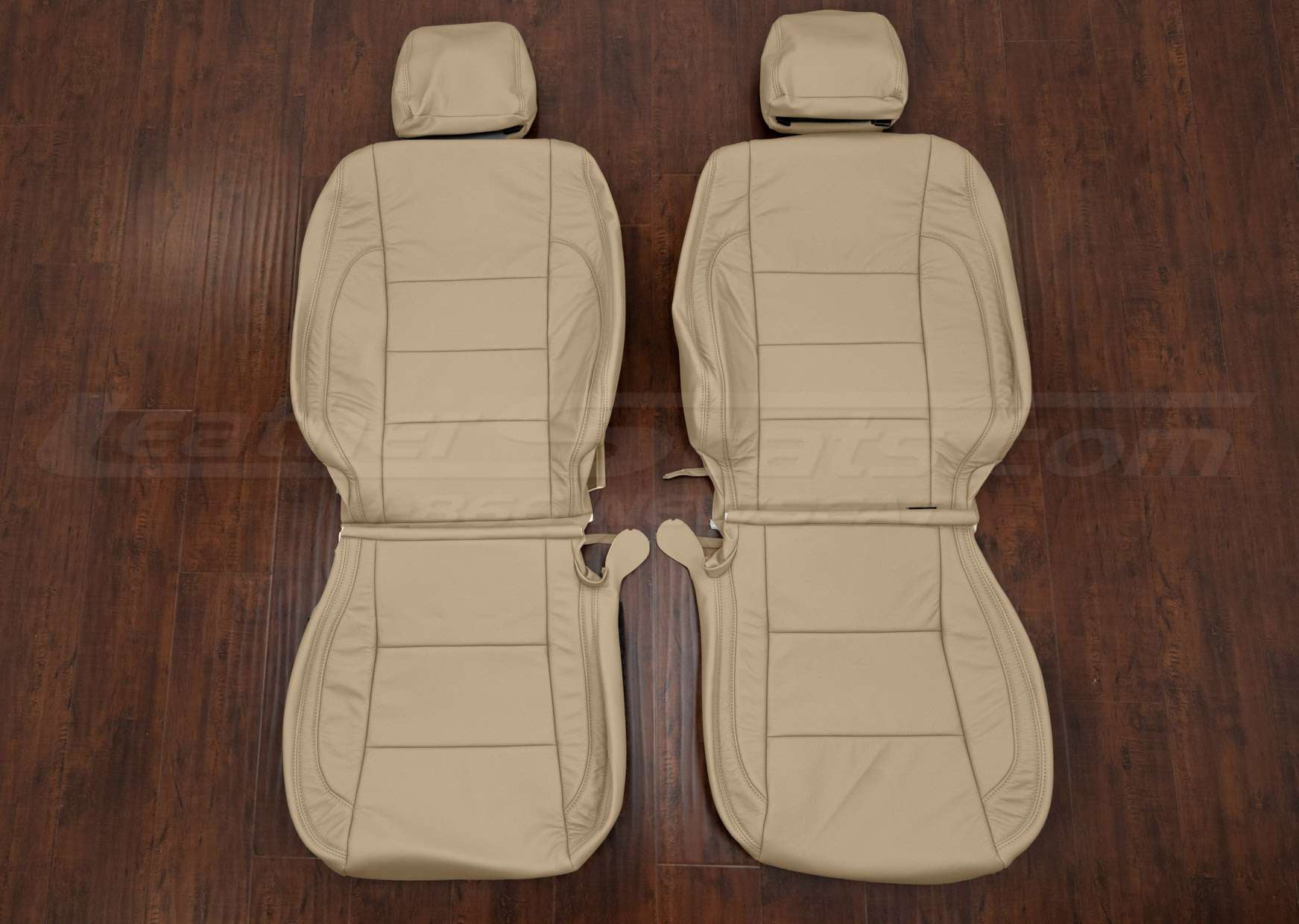 2017-2019 Aftermarket toyota corolla seat covers in Parchment/OEM Almond - Front seat upholstery