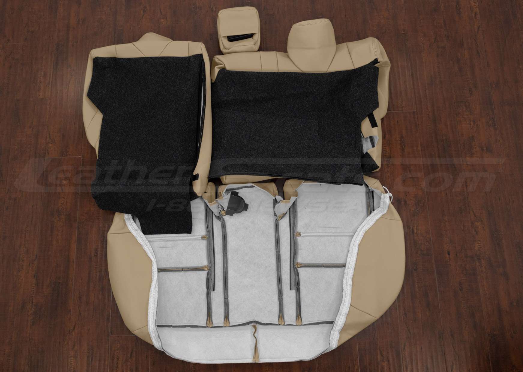 Rear seat leather upholstery flipped - 2017-2019 Toyota Corolla
