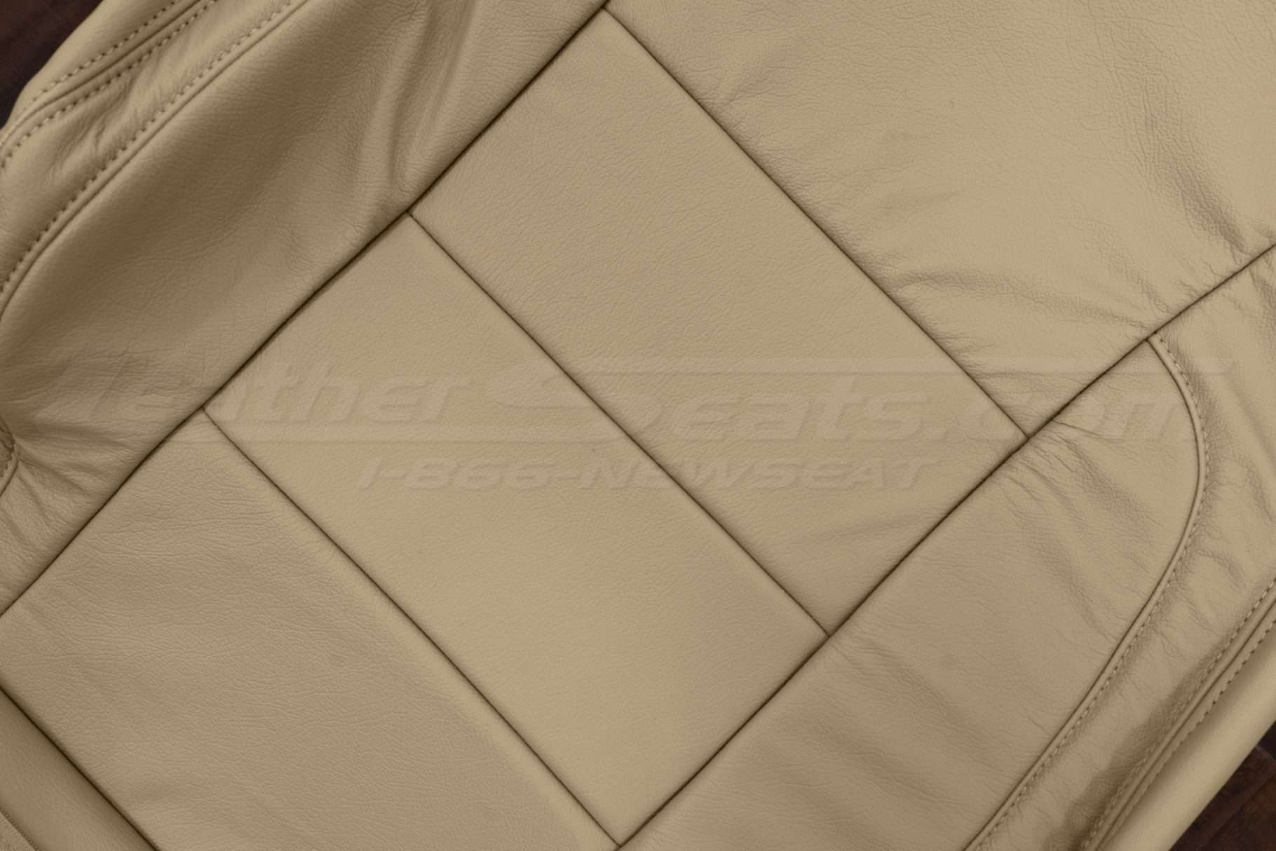 Parchment leather texture and close-up for toyota corolla backrest