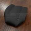 1991-1995 Acura Legend aftermarket leather console lid cover in black with contrast frost stitching