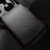 Back side view of WRX aftermarket leather console lid