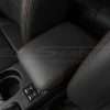 Medium shot of premium installed leather console lid cover