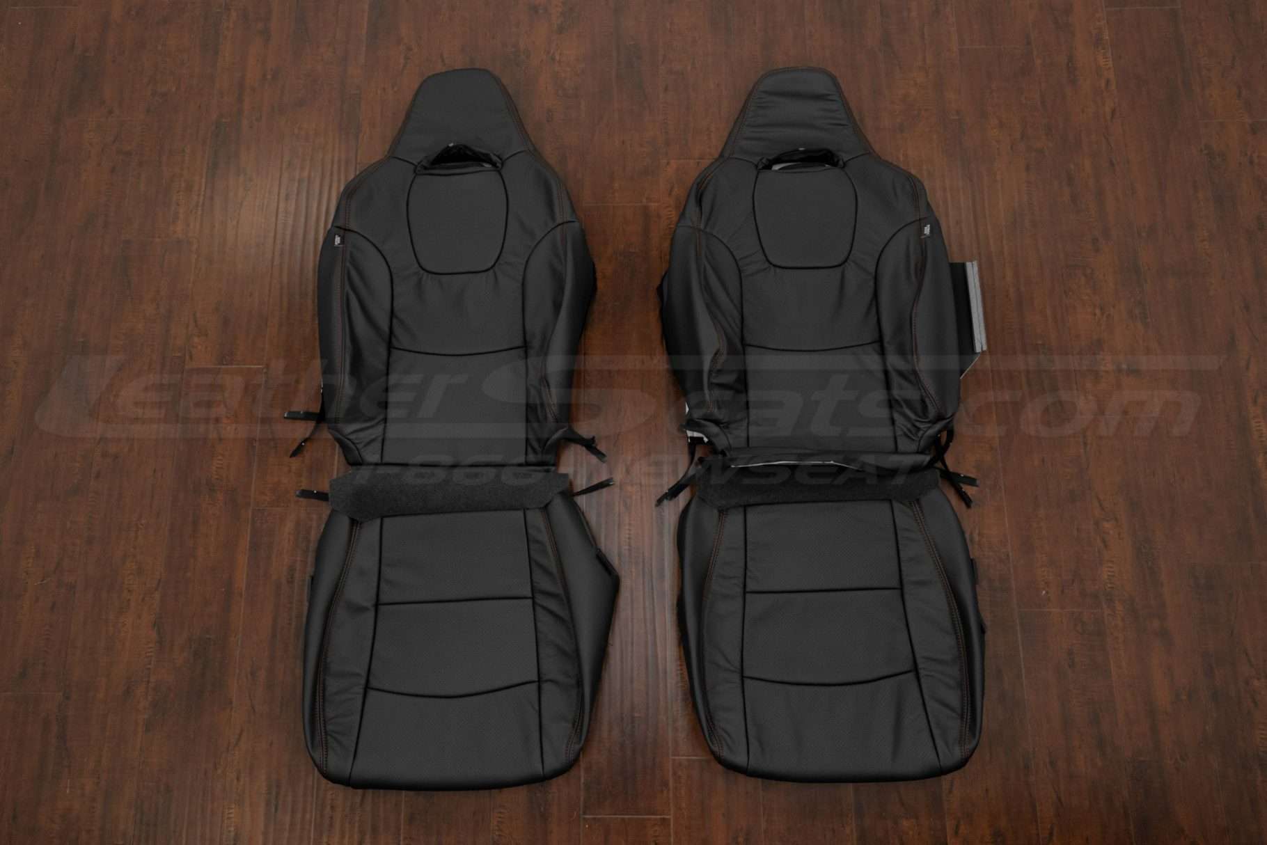 2011-2014 Subaru Impreza WRX leather seat interior kit - Black - Front seat upholstery
