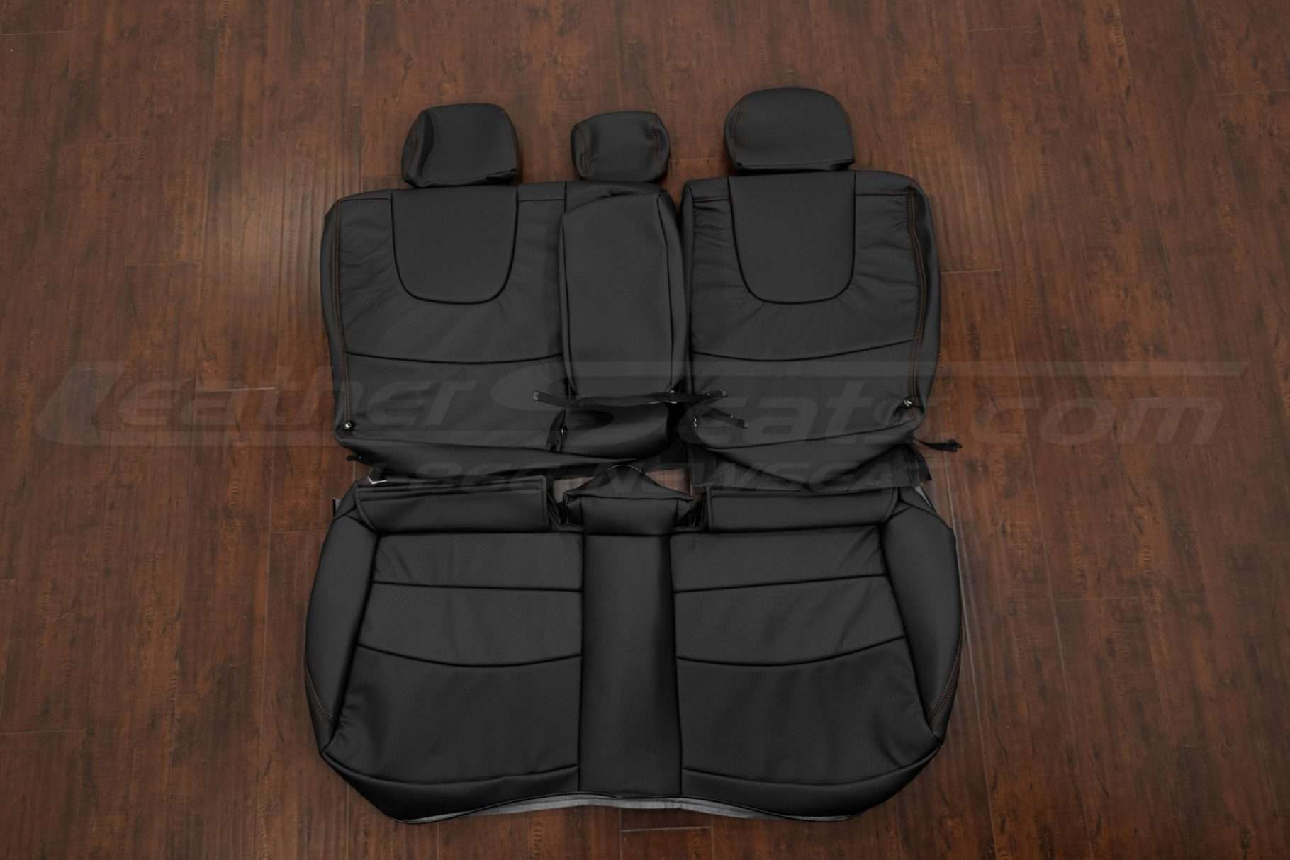 2011-2014 subaru Impreza WRX leater seat interior kit - Black - Rear seat upholstery with armrest