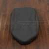 Flat lay front shot of premium leather console lid cover for impreza wrx