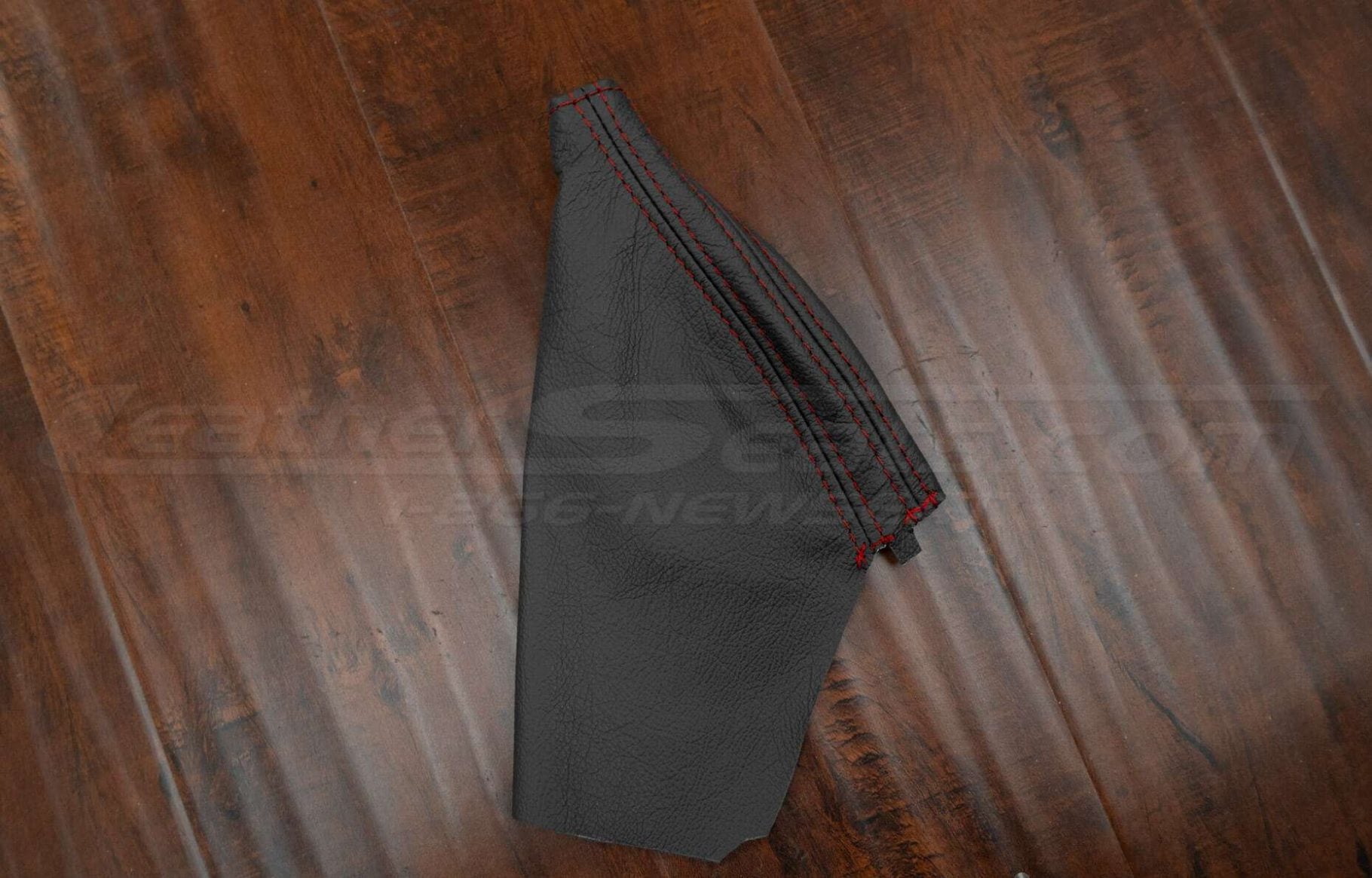 Alternate flat lay view of Subaru Impreza WRX leather e-brake boot upholstery