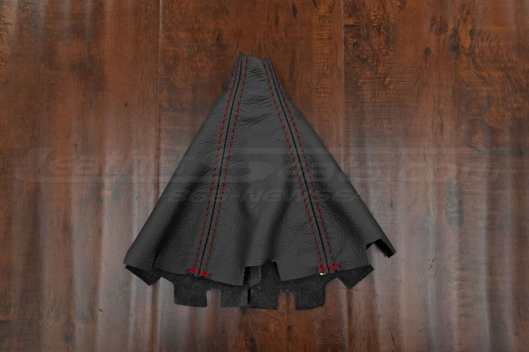 2008-2016 Subaru Impreza WRX aftermarket manual shift boot upholster in Dark Graphite