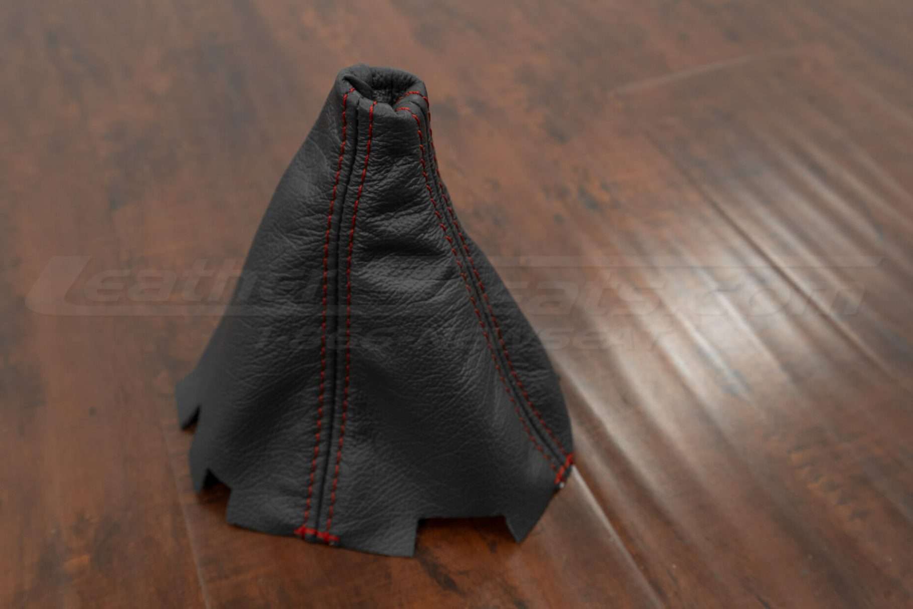 Impreza WRX leather shift boot upholstery side view