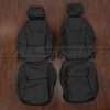 Aftermarket leather seat covers in black for 2008-2009 Pontiac G6 Convertible