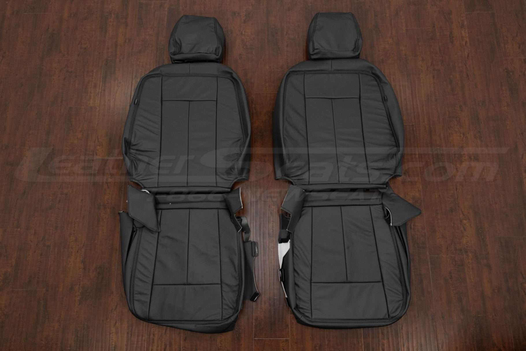 2012-2016 Ford Expedition leather seat interior kit - Dark Graphite/Charcoal - Front seat upholstery