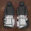 Back view of front seat chrcoal ford expedition leather upholstery